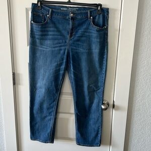 Old Navy Prefect Straight Droit Parfait Mid-Rise Blue Jeans